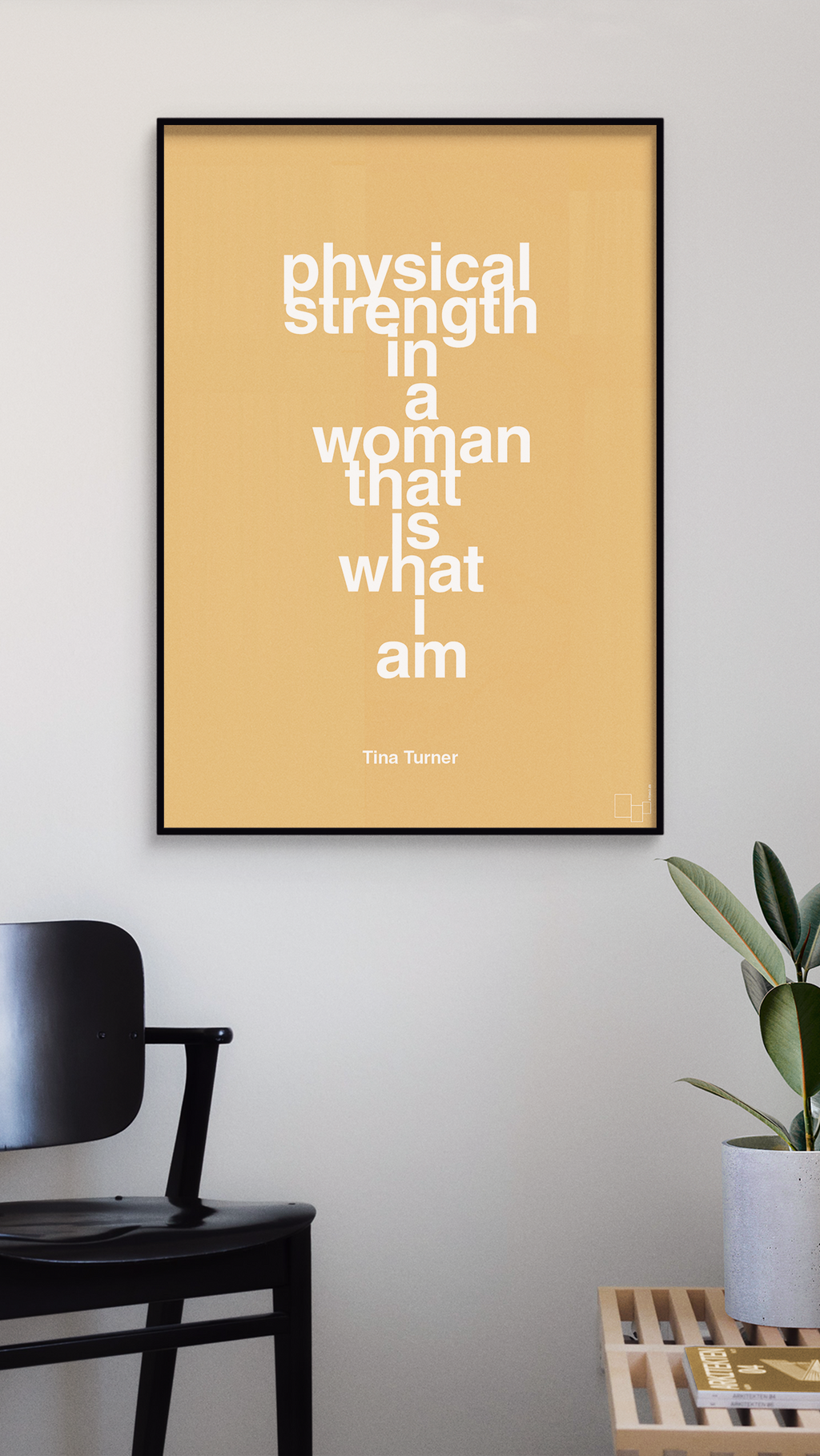 plakat: physical strength in a woman that’s what I am - heavenly blue-Musiker-A1two3