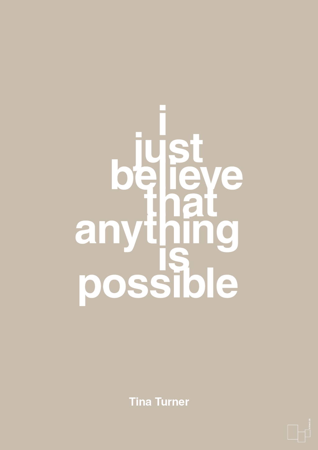 plakat: i just believe that anything is possible - creamy mushroom-Musiker-A1two3