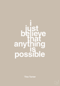 plakat: i just believe that anything is possible - creamy mushroom-Musiker-A1two3