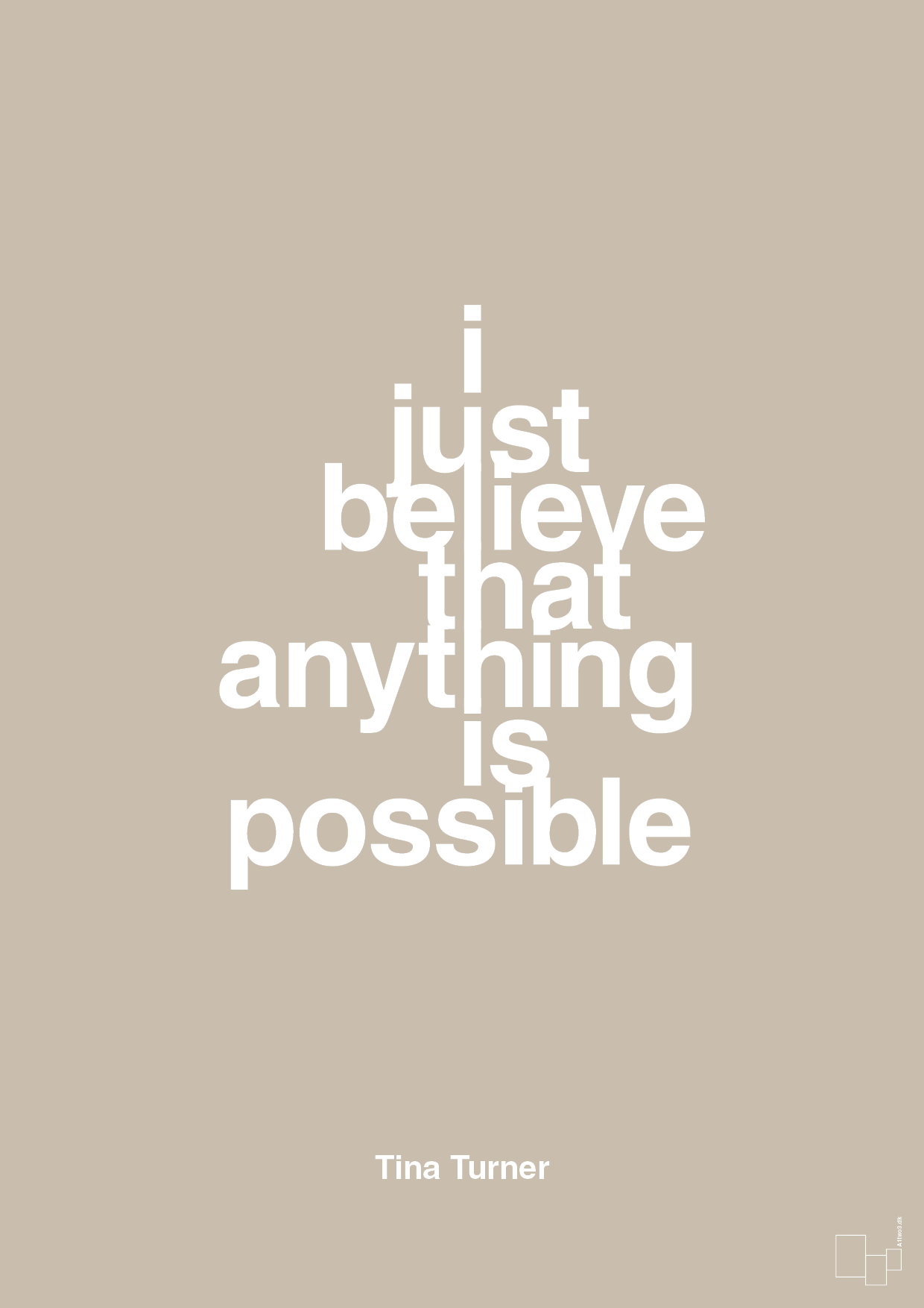 plakat: i just believe that anything is possible - creamy mushroom-Musiker-A1two3