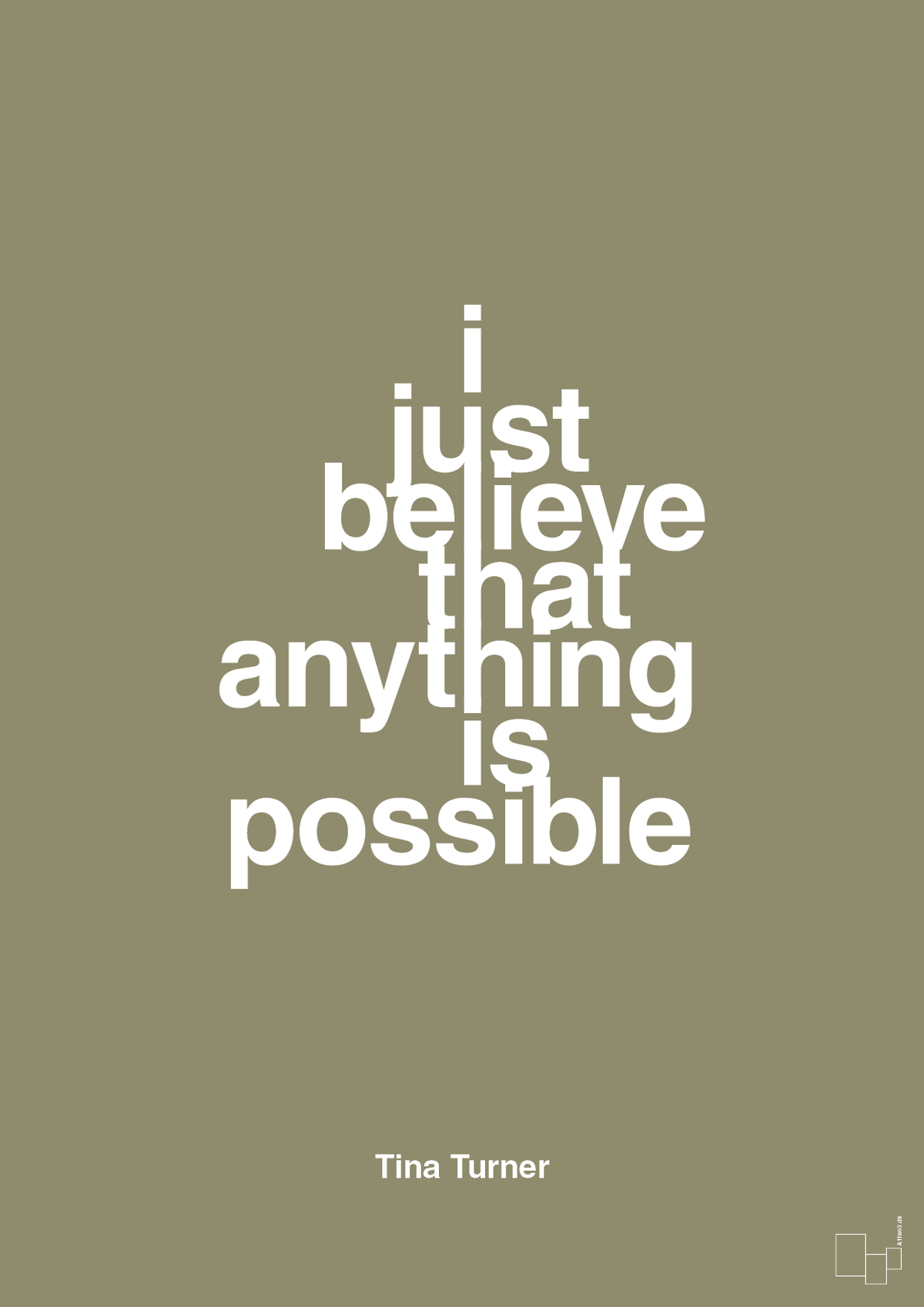 plakat: i just believe that anything is possible - misty forrest-Musiker-A1two3