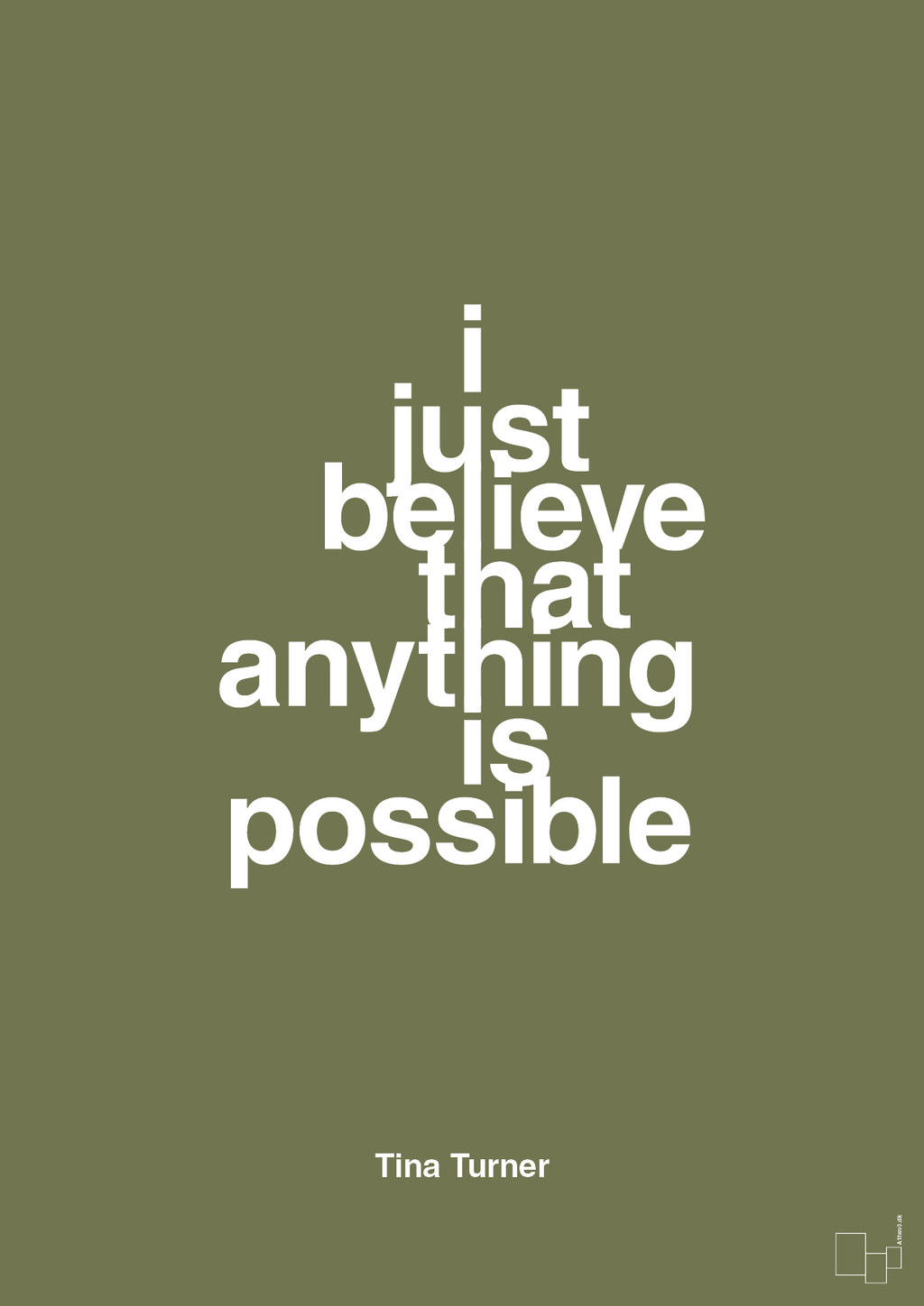 plakat: i just believe that anything is possible - secret meadow-Musiker-A1two3