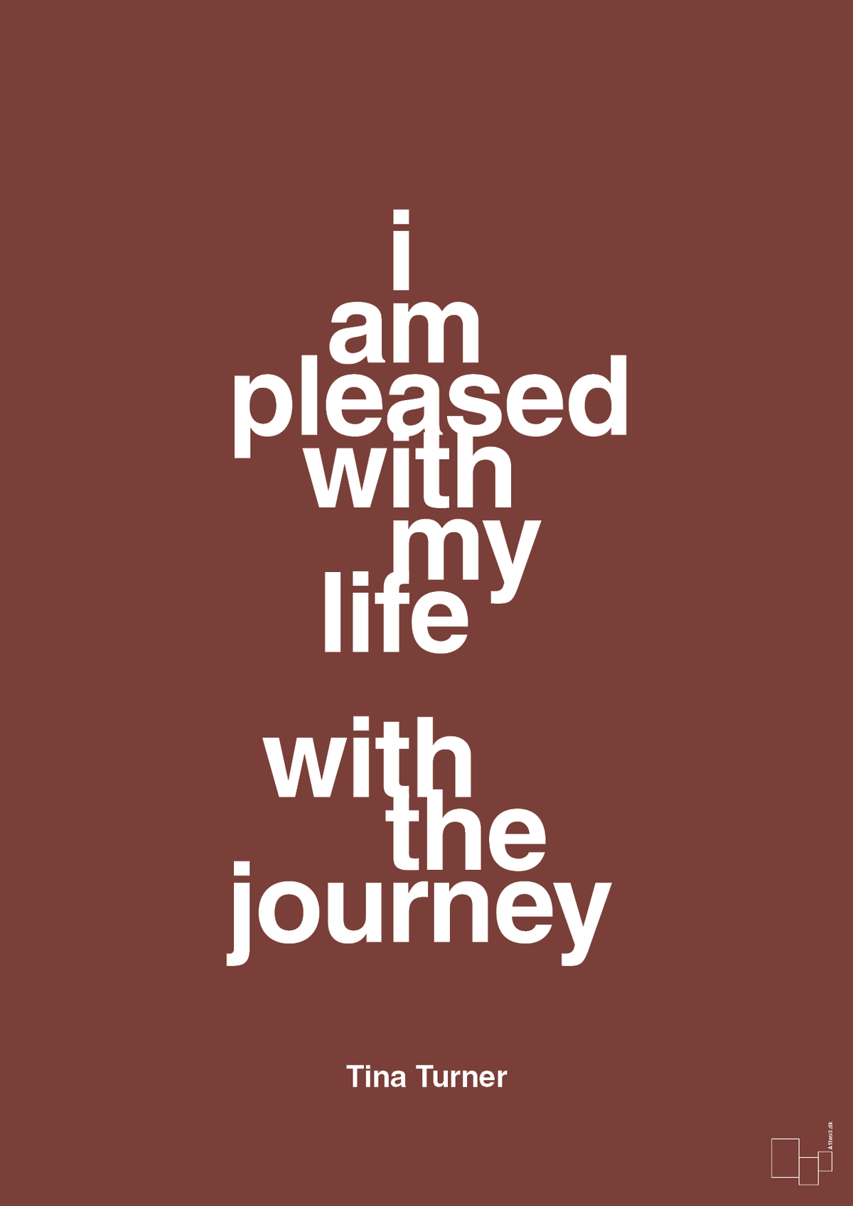 plakat: i am pleased with my life with the journey - red pepper-Musiker-A1two3