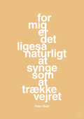 plakat: for mig er det ligeså naturligt at synge som at trække vejret - charismatic-Musiker-A1two3