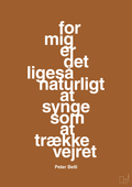 plakat: for mig er det ligeså naturligt at synge som at trække vejret - cognac-Musiker-A1two3