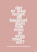 plakat: der er ikke noget så begavet som folk man er enig med vel - bubble shell-Royale-A1two3