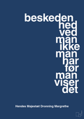 plakat: beskedenhed ved man ikke, man har før man viser det - lapis blue-Royale-A1two3