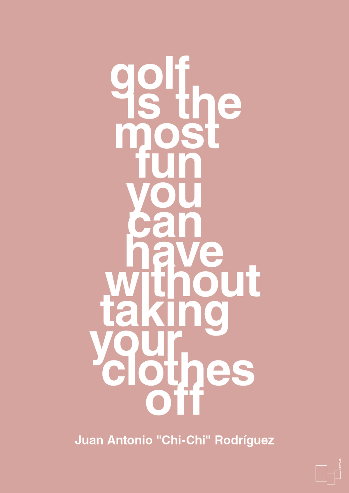 plakat: golf is the most fun you can have without taking your clothes off - bubble shell-Golf-A1two3