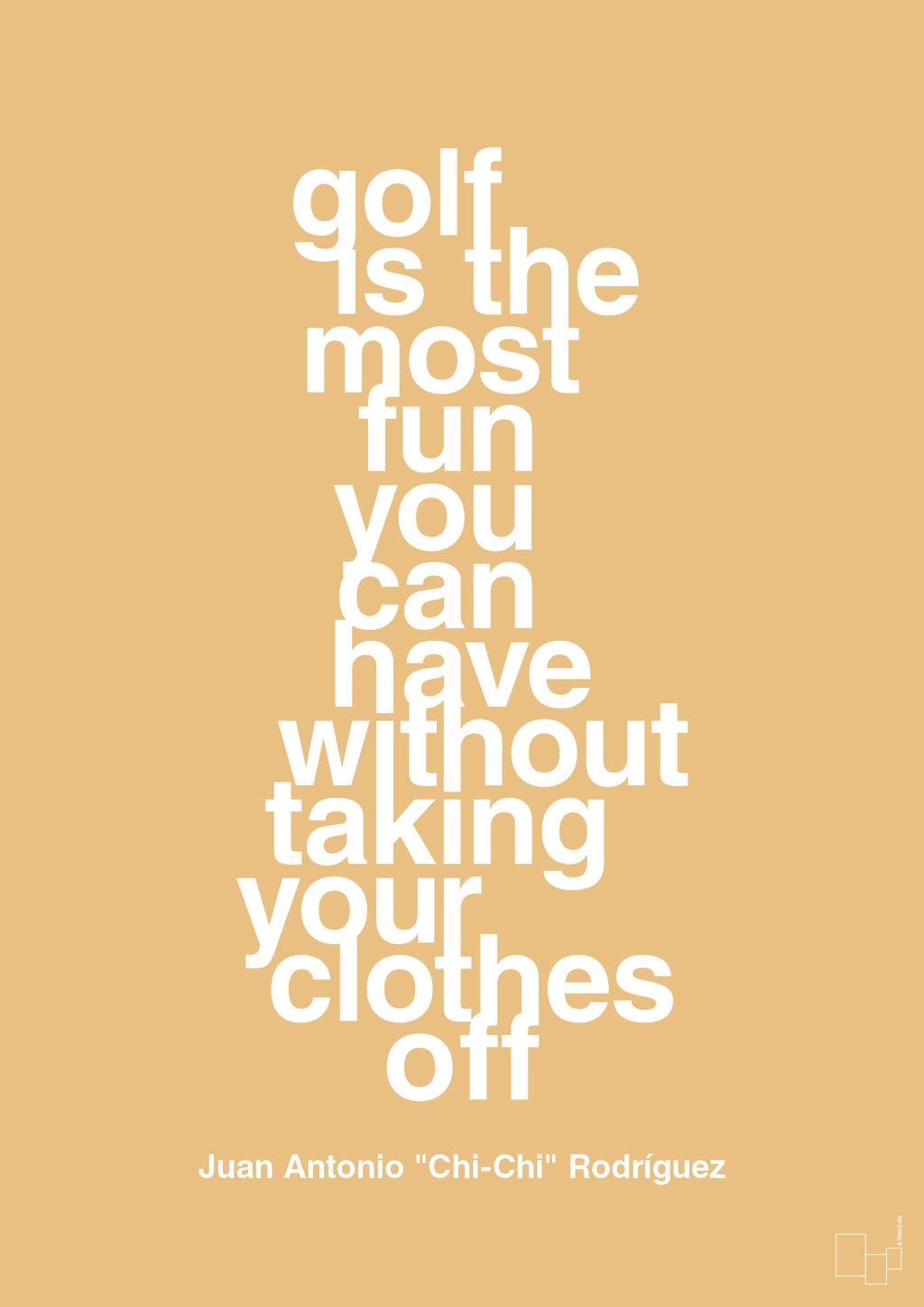 plakat: golf is the most fun you can have without taking your clothes off - charismatic-Golf-A1two3