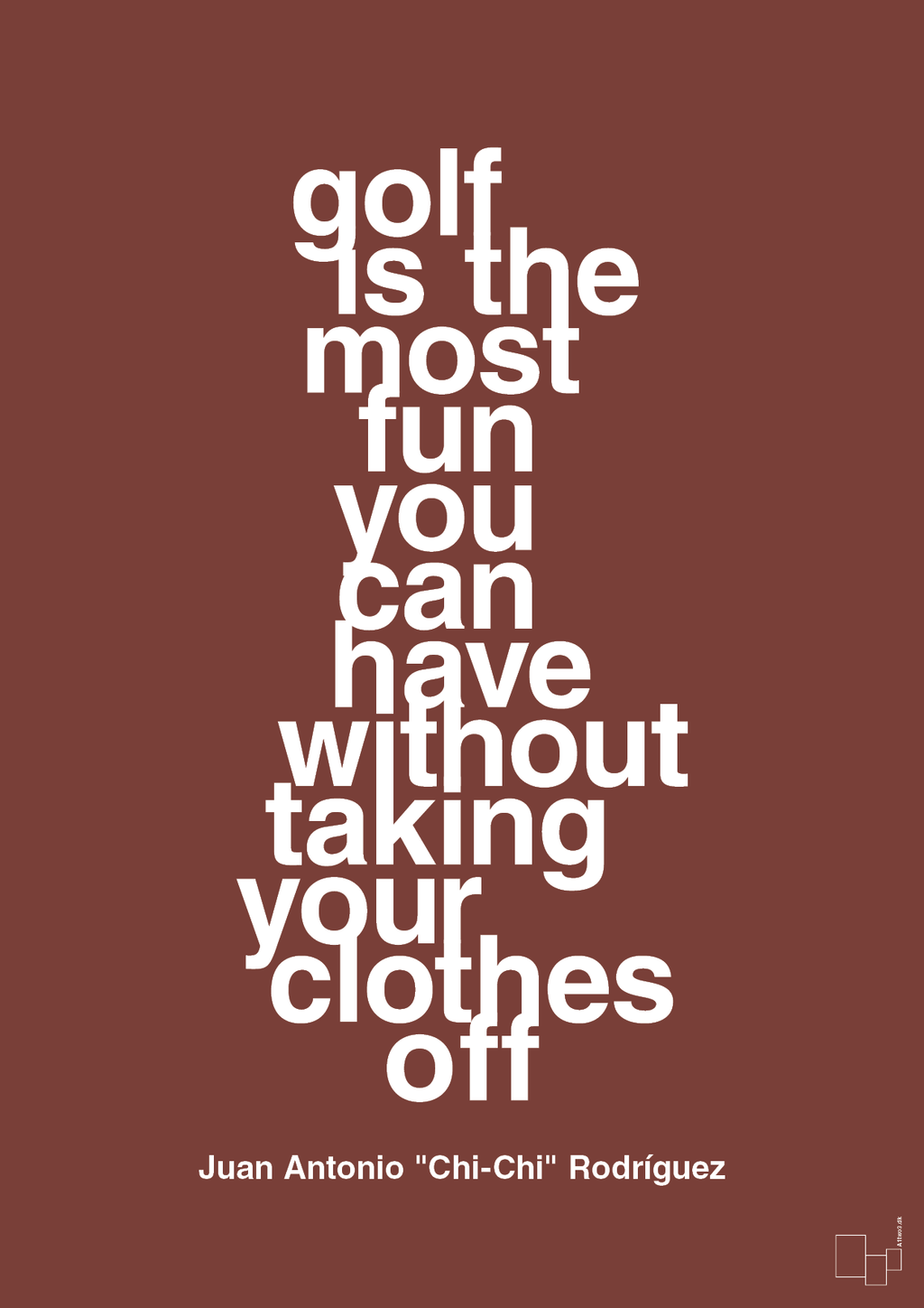 plakat: golf is the most fun you can have without taking your clothes off - red pepper-Golf-A1two3