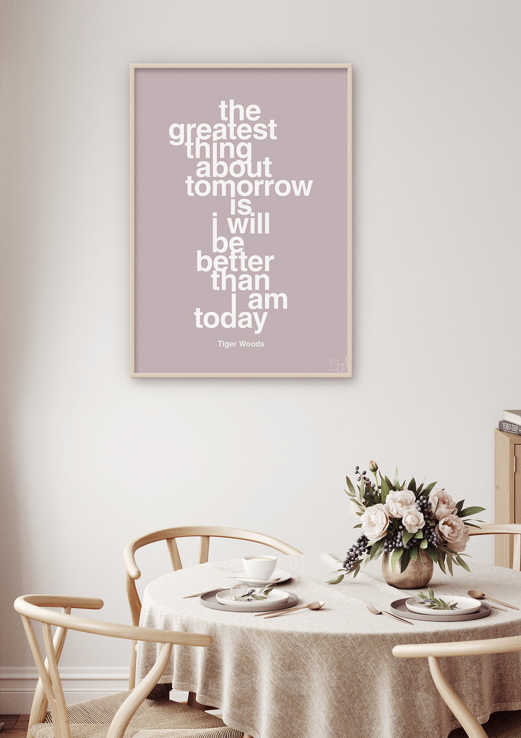 plakat: the greatest thing about tomorrow is i will be better than i am today - honeycomb-Golf-A1two3