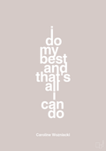 plakat: i do my best and that's all i can do - broken beige-Tennis-A1two3