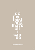 plakat: i do my best and that's all i can do - creamy mushroom-Tennis-A1two3