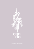 plakat: i do my best and that's all i can do - dusty lilac-Tennis-A1two3