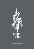 plakat: i do my best and that's all i can do - graphic charcoal-Tennis-A1two3