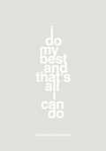 plakat: i do my best and that's all i can do - painters white-Tennis-A1two3