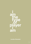 plakat: i am the type of player i am - back to nature-Tennis-A1two3