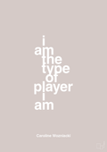 plakat: i am the type of player i am - broken beige-Tennis-A1two3