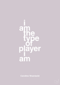 plakat: i am the type of player i am - dusty lilac-Tennis-A1two3