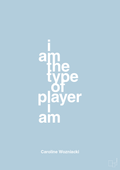 plakat: i am the type of player i am - heavenly blue-Tennis-A1two3