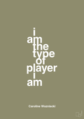 plakat: i am the type of player i am - misty forrest-Tennis-A1two3