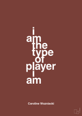 plakat: i am the type of player i am - red pepper-Tennis-A1two3
