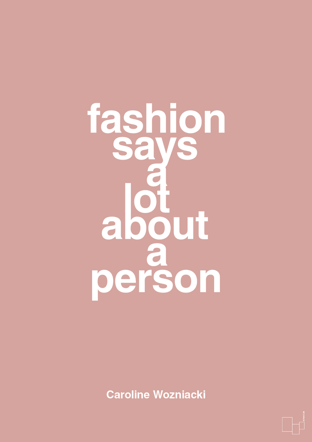 plakat: fashion says a lot about a person - bubble shell-Tennis-A1two3