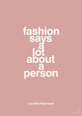 plakat: fashion says a lot about a person - bubble shell-Tennis-A1two3