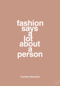 plakat: fashion says a lot about a person - powder-Tennis-A1two3