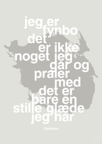 plakat: jeg er fynbo det er ikke noget jeg går og praler med - painters white-Ukendt-A1two3