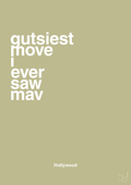 plakat: gutsiest move i ever saw mav - back to nature-Film & TV-A1two3