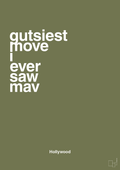 plakat: gutsiest move i ever saw mav - secret meadow-Film & TV-A1two3