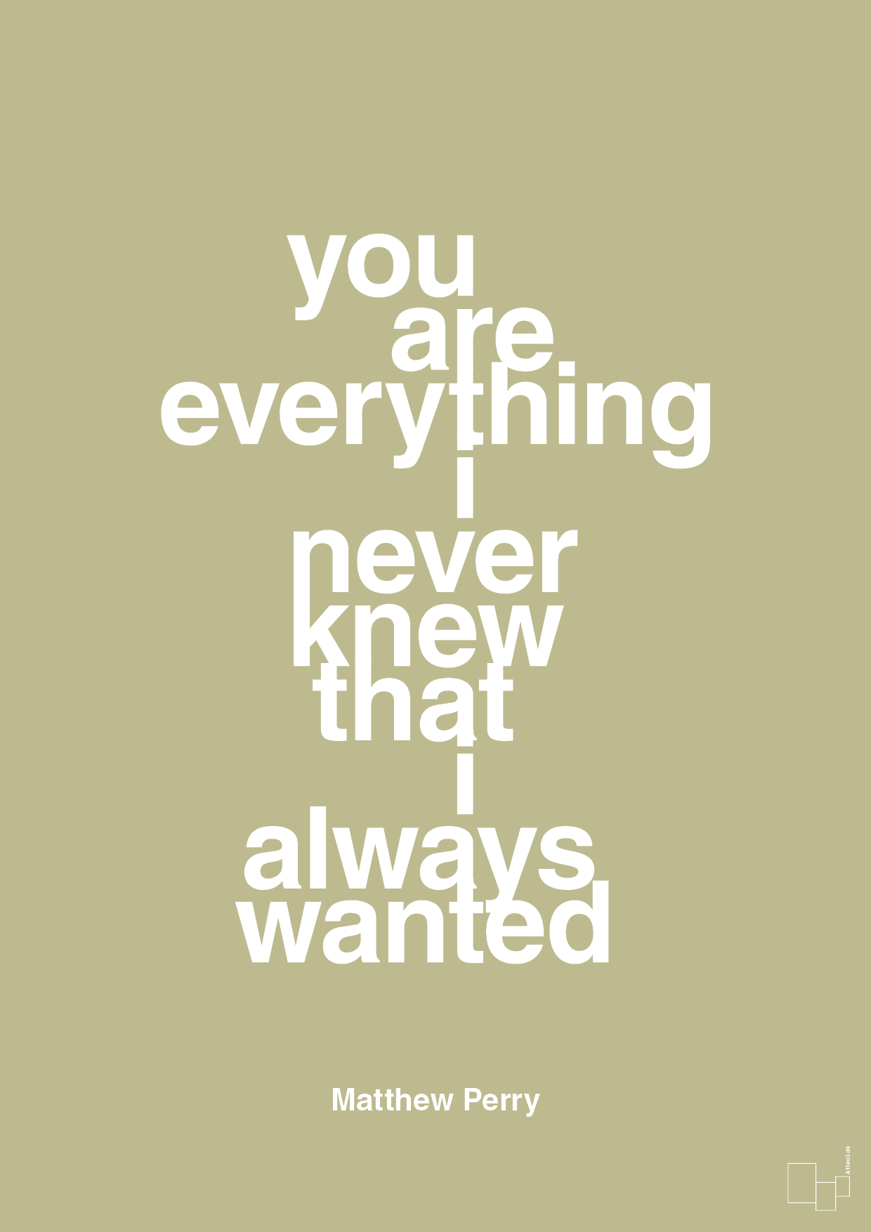 plakat: you are everything i never knew that i always wanted - back to nature-Film & TV-A1two3