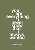 plakat: you are everything i never knew that i always wanted - secret meadow-Film & TV-A1two3
