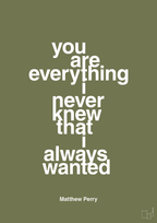 plakat: you are everything i never knew that i always wanted - secret meadow-Film & TV-A1two3