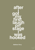 plakat: after i got my first laugh on stage i was hooked - misty forrest-Film & TV-A1two3