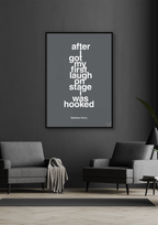 plakat: after i got my first laugh on stage i was hooked - rumba orange-Film & TV-A1two3