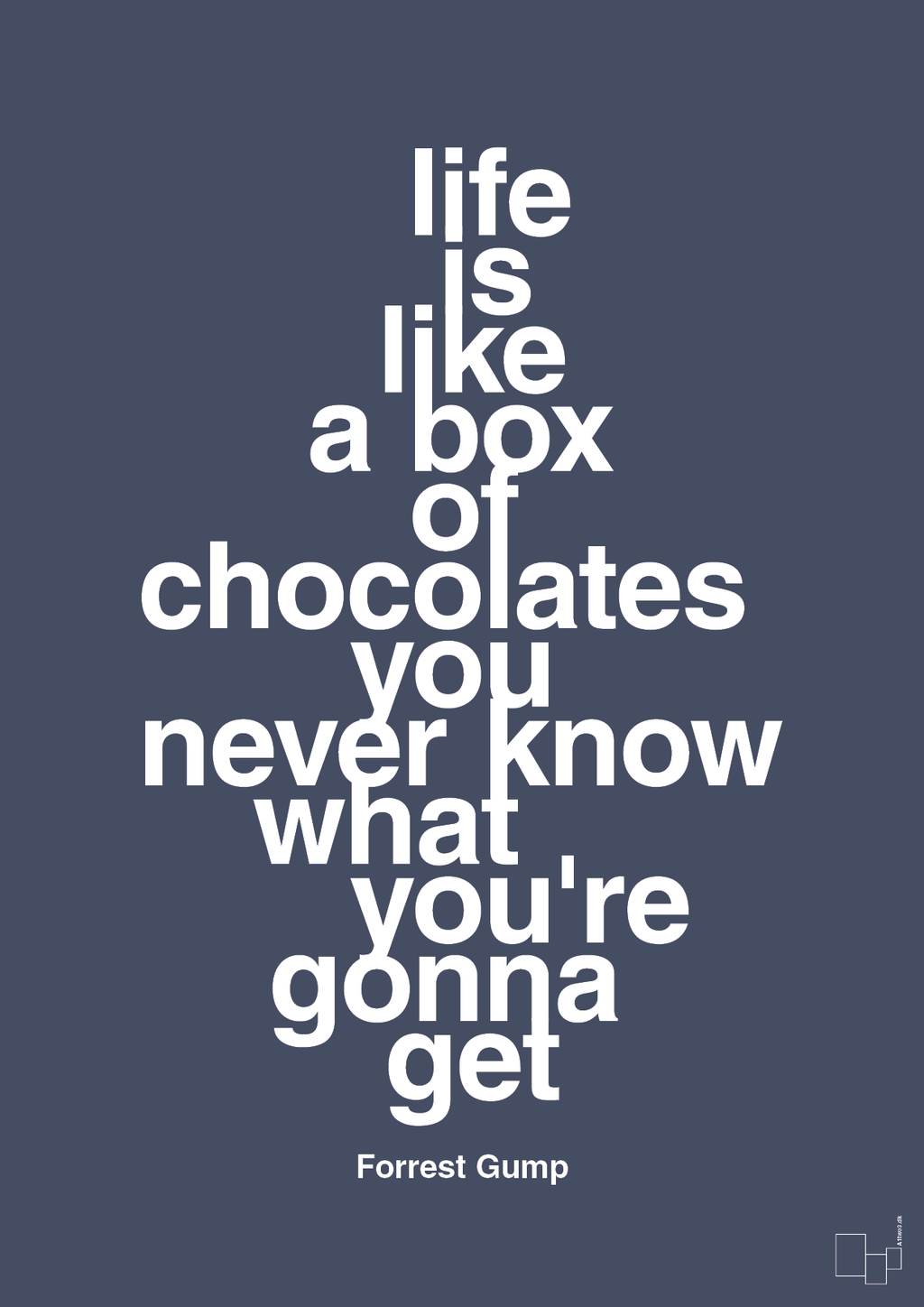 Life is like a box of chocolates you never know what you're gonna get - petrol-Film & TV-A1two3