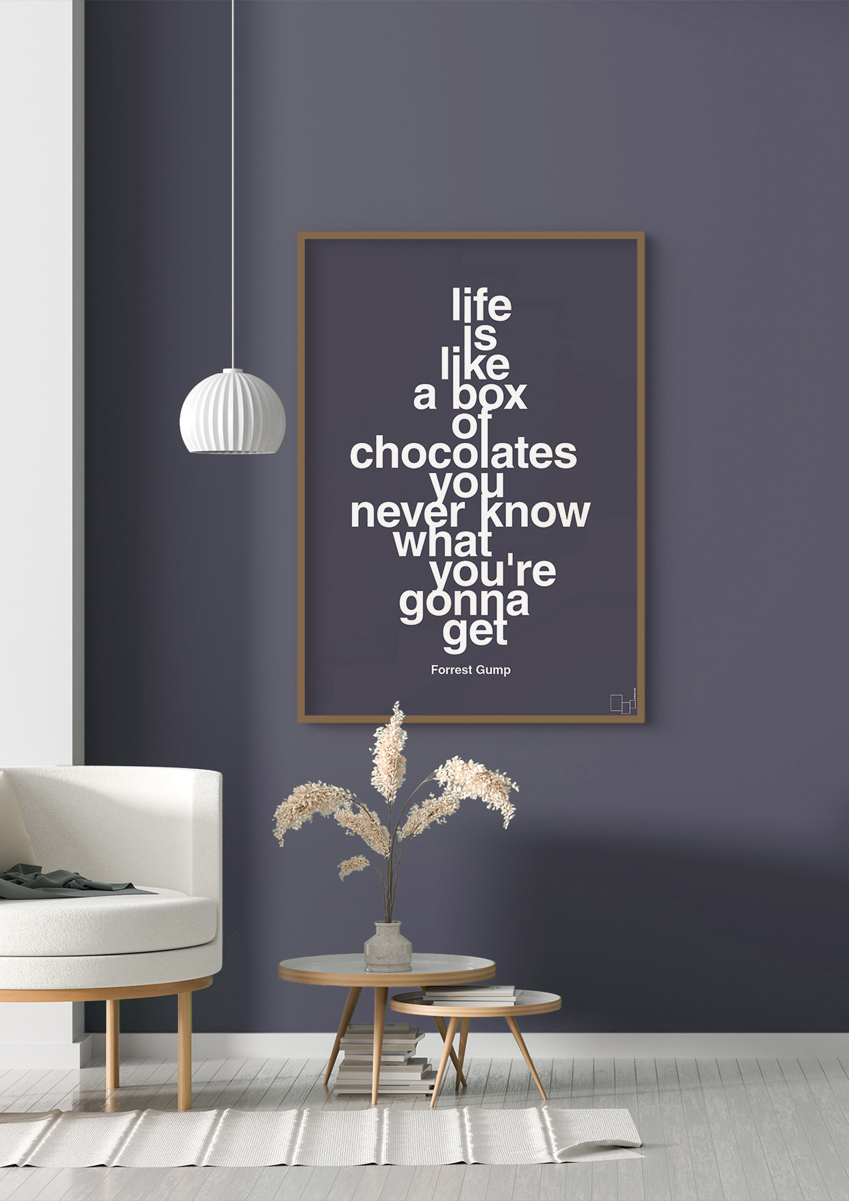 plakat: life is like a box of chocolates you never know what you're gonna get - back to nature-Film & TV-A1two3