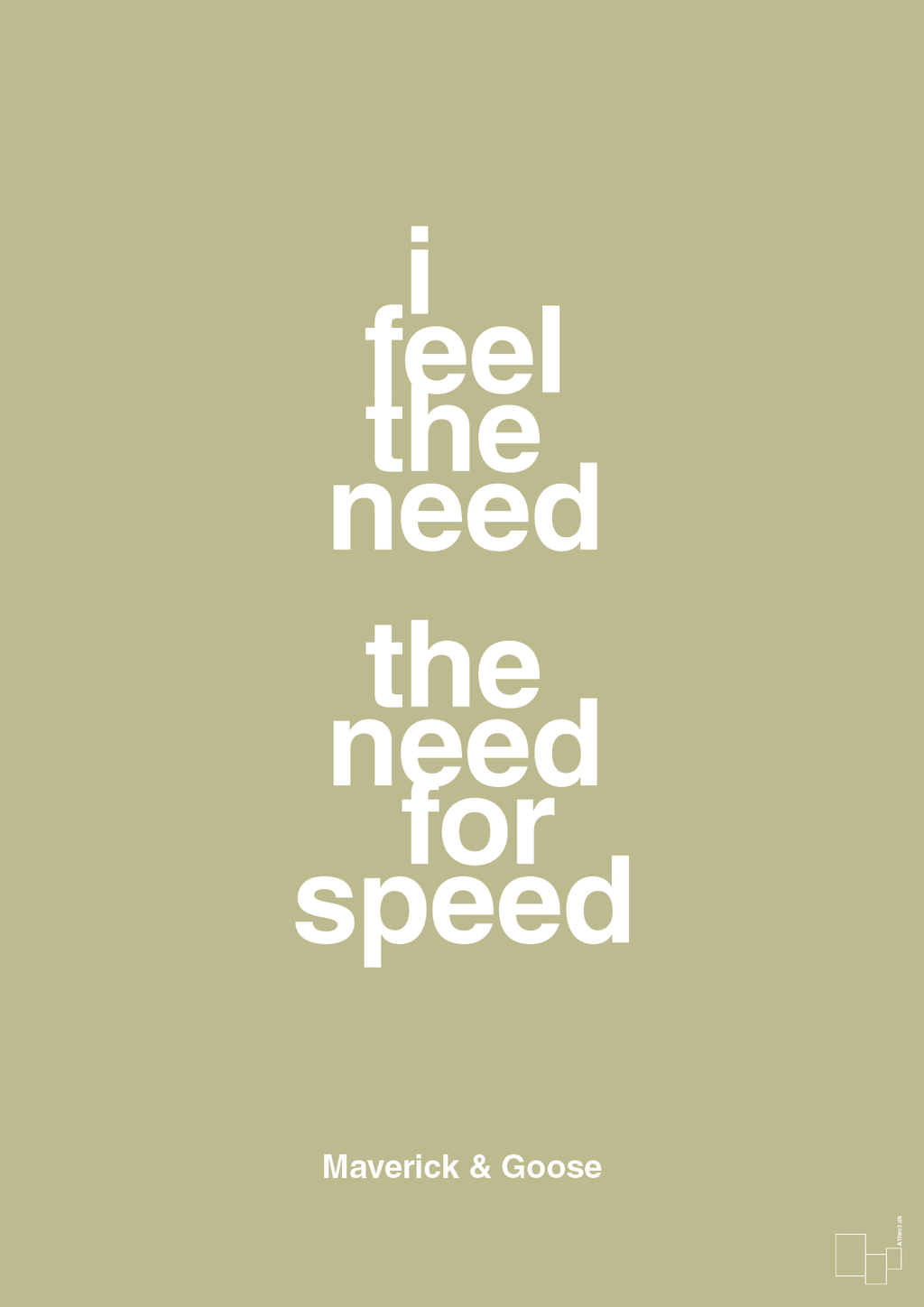 plakat: i feel the need the need for speed - back to nature-Film & TV-A1two3