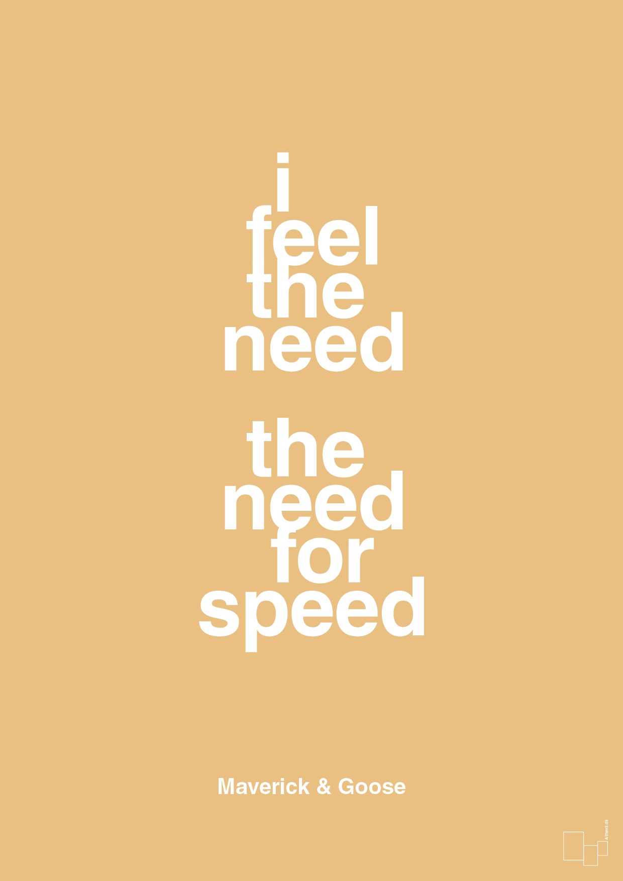 plakat: i feel the need the need for speed - charismatic-Film & TV-A1two3