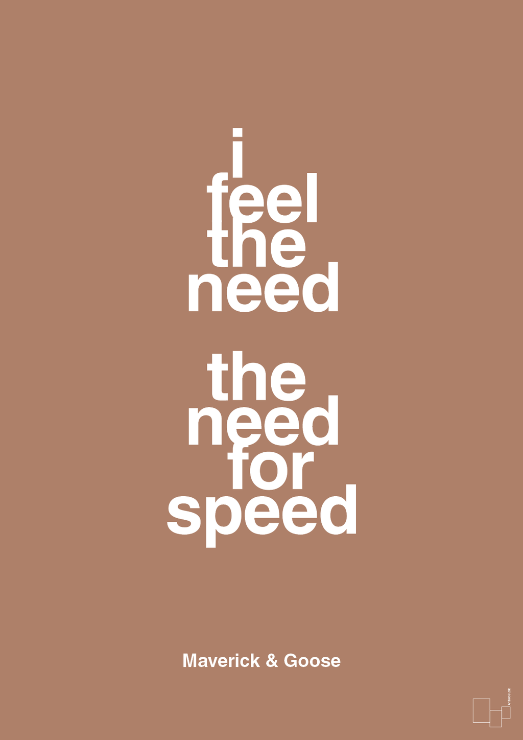 plakat: i feel the need the need for speed - cider spice-Film & TV-A1two3
