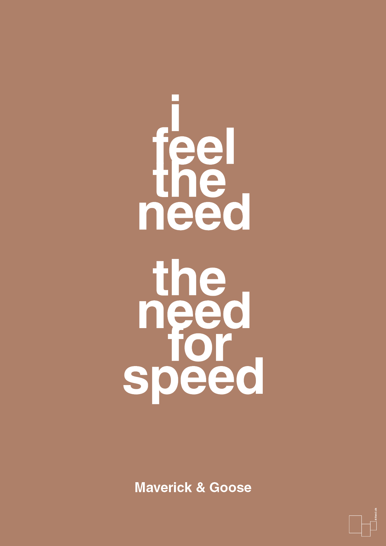plakat: i feel the need the need for speed - cider spice-Film & TV-A1two3
