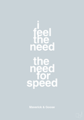 plakat: i feel the need the need for speed - light drizzle-Film & TV-A1two3