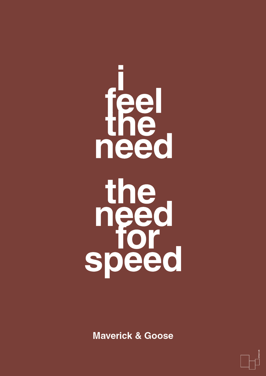 plakat: i feel the need the need for speed - red pepper-Film & TV-A1two3