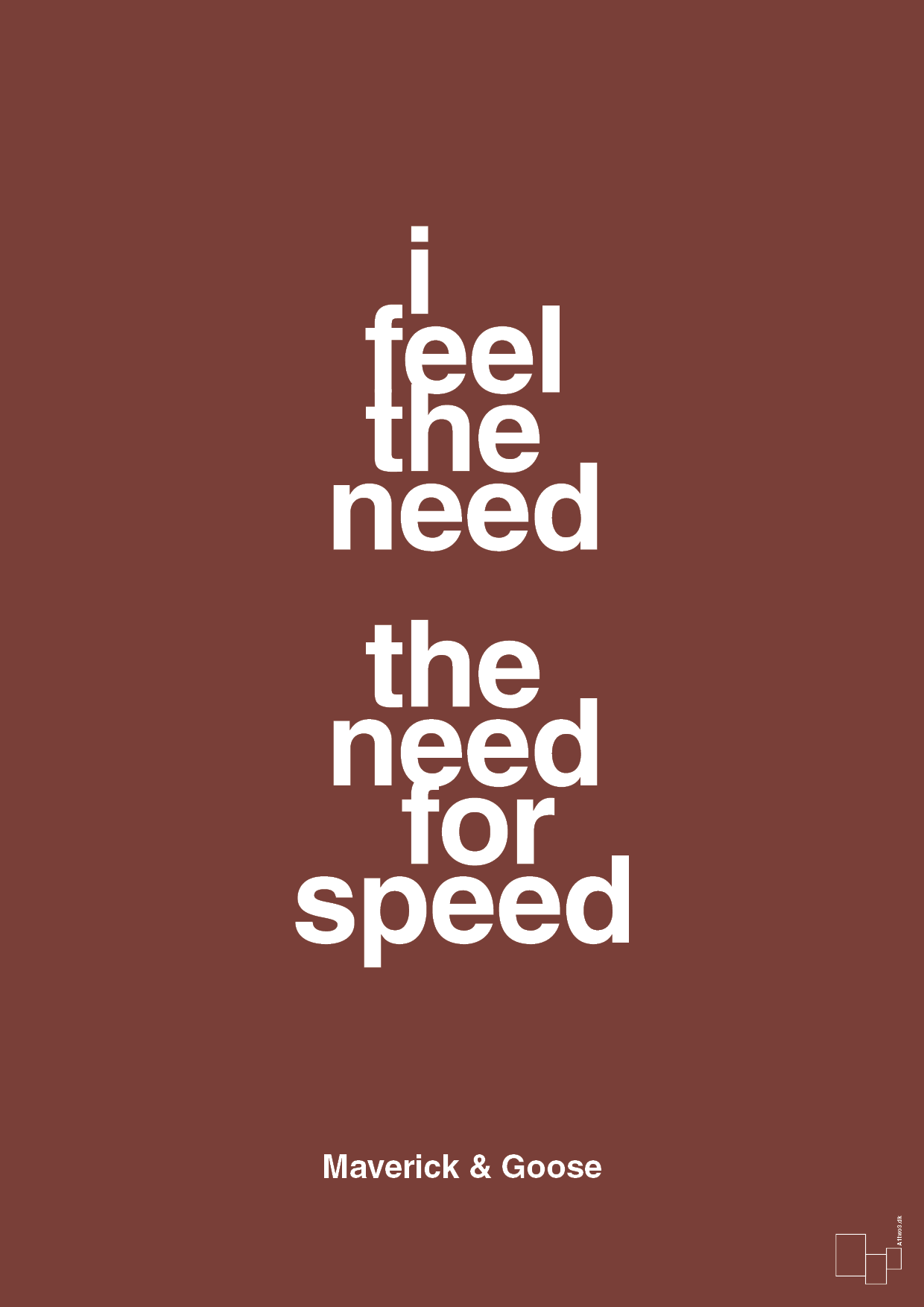plakat: i feel the need the need for speed - red pepper-Film & TV-A1two3