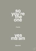 plakat: so you're the one - yes ma'am - battleship gray-Film & TV-A1two3