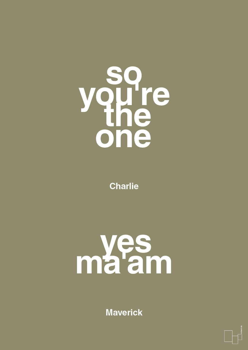 plakat: so you're the one - yes ma'am - misty forrest-Film & TV-A1two3