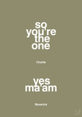 plakat: so you're the one - yes ma'am - misty forrest-Film & TV-A1two3
