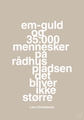 plakat: em-guld og 35.000 mennesker på rådhuspladsen det bliver ikke større - creamy mushroom-Håndbold-A1two3